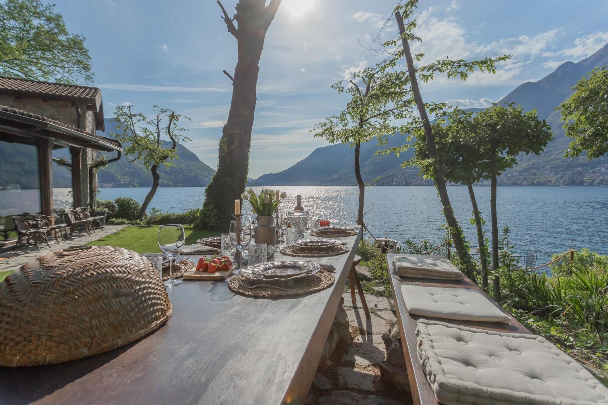 The Writer'S Nest Waterfront Villa By Rent All Como Faggeto Lario Eksteriør billede