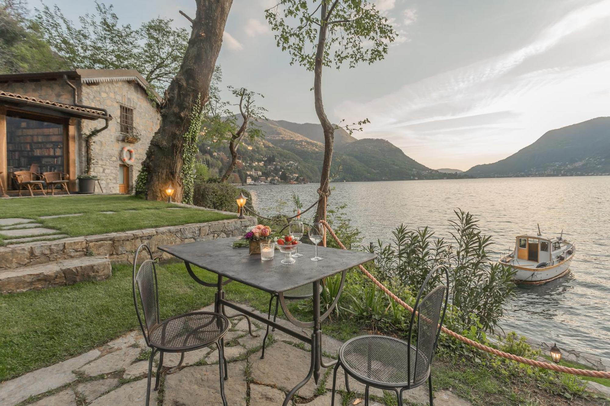 The Writer'S Nest Waterfront Villa By Rent All Como Faggeto Lario Eksteriør billede